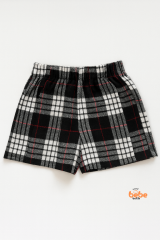 Kız Çocuk Kaşkorşe Ekoseli Şort Etek – Okul & Günlük Giyim Rahat Şık Şort Etek