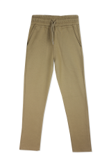 Kız Çocuk Keten Eşofman Altı Rahat ve Şık Lastikli Pantolon Günlük, Okul ve Spor İçin Yumuşak Kumaş BEJ - 6-7 Yaş