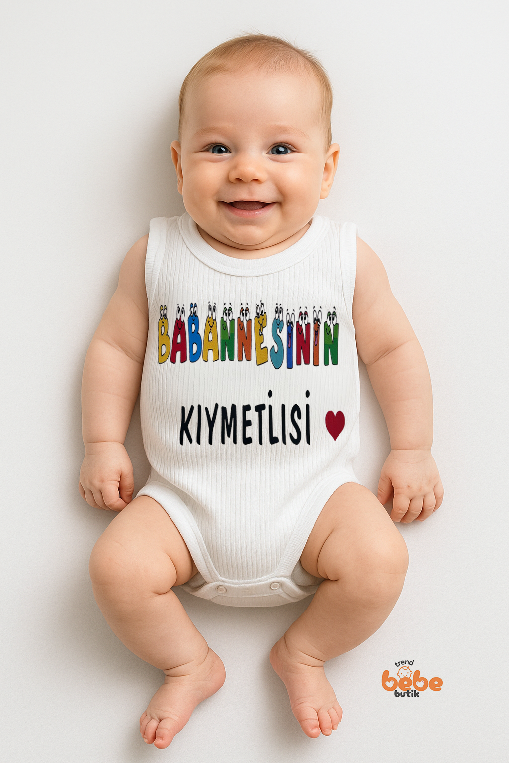 Babaannesinin Kıymetlisi Yazılı %100 Pamuklu Ribana Çıtçıtlı Zıbın Body Unisex Bebek Tulum 6-36 Ay 36 AY