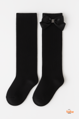 Kız Çocuk Diz Altı Çorap Kurdele ve Taş Detaylı – Okul, Günlük ve Özel Gün Çorabı Rahat Esnek Şık