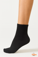Kadın Çorap 3’lü Paket Kısa Soket Pamuklu Ribana Günlük Rahat Çorap Patik Çorap