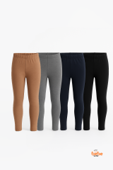 Erkek Çocuk 4’lü İçi Şardonlu Esnek İçlik Tayt ,Günlük Spor Rahat Okul Giyim 4'lü Renk Kombini Tayt 15 YAŞ