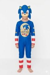 Sonic Kostümü 3-8 Yaş Çocuk – Tam Set Maskeli Kahraman Kombin 4-5 Yaş