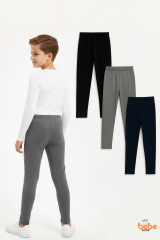 Erkek Çocuk 3’lü İçi Şardonlu Esnek İçlik Tayt ,Günlük Spor Rahat Okul Giyim 3'lü Renk Kombini Tayt 15 YAŞ