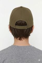 Erkek Çocuk Klasik Model Cırt Cırtlı Çocuk Şapkası Günlük Şapka Haki