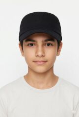 Erkek Çocuk Modern Kasket Tarzı Şapka Erkek Çocuk Şapkası Lacivert