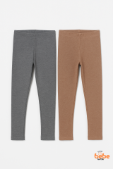 Erkek Çocuk 2’li İçi Şardonlu Esnek İçlik Tayt ,Günlük Spor Rahat Okul Giyim 2'li Renk Kombini Tayt 15 YAŞ