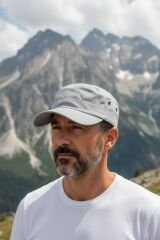 Erkek Castro Avcı Kep Şapka Modern Ayarlanabilir Kumaş Erkek Şapka Gri