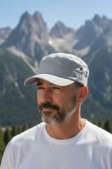 Erkek Castro Avcı Kep Şapka Modern Ayarlanabilir Kumaş Erkek Şapka Gri