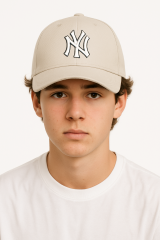 NY Nakışlı Şapka 13-25 Yaş Arası Genç Spor Şapka Ayarlanabilir Kep Tarz Günlük Yazlık Erkek Şapka