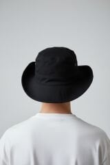 Erkek İpli Şapka Çıtçıt Detaylı Geniş Kenarlı 4 Renk Seçenekli SİYAH