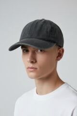 Erkek Casual Spor Şapka Düz Model Günlük Kullanım ANTRASİT