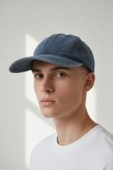 Erkek Casual Spor Şapka Düz Model Günlük Kullanım LACİVERT