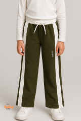 Kız Çocuk Cepli Eşofman Pantolon Yan Şeritli,Lastikli Bel,Rahat Spor ve Günlük Pantolon Eşofman Altı