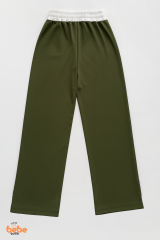 Kız Çocuk Cepli Eşofman Pantolon Yan Şeritli,Lastikli Bel,Rahat Spor ve Günlük Pantolon Eşofman Altı