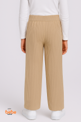 Kız Çocuk Fitilli Eşofman Altı Salaş Pantolon, Esnek Bel Lastikli, Rahat Günlük ve Okul Kombinleri 13 YAŞ