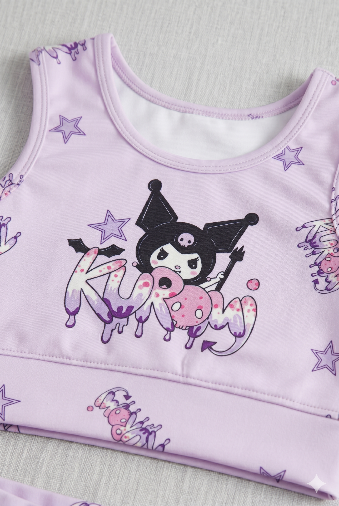 Kız Çocuk Özel Karakter Baskılı Şortlu Bikini Mayo Takımı 4 YAŞ