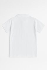 Kadın Polo Yaka Tişört Şık, Basic, Pamuklu Kısa Kollu Yazlık T-Shirt Nefes Alan Kumaş, Günlük & Şık BEYAZ - M