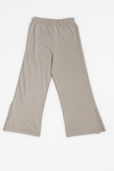 Kız Çocuk Yazlık Takım 2’li | MOODY Baskılı Crop, Atlet + Yırtmaçlı Bol Paça Pantolon | 8-13 Yaş GRİ - 12-13 Yaş