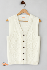 Erkek Çocuk Örgü Yelek, Düğmeli Kışlık Hırka Modelleri Okul, Günlük Kullanımı İçin Triko Süveter 6 YAŞ