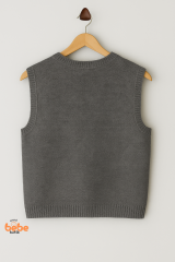 Erkek Çocuk Örgü Yelek, Düğmeli Kışlık Hırka Modelleri Okul, Günlük Kullanımı İçin Triko Süveter 7 YAŞ