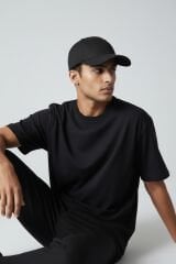 Premium Pamuklu Erkek Beyzbol Şapkası - Ayarlanabilir Basic Spor Cap SİYAH