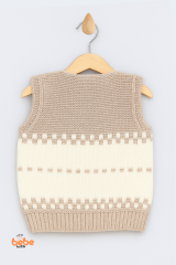 Erkek Çocuk Araba Desenli Triko Yelek | Baharlık & Kışlık Örgü Düğmeli Hırka Süveter 5-8 Yaş Yelek