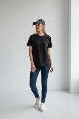 Kadın Desenli Beyzbol Şapkası - Ayarlanabilir Nakış Detaylı Spor Şapka ANTRASİT