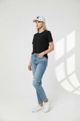 Kadın Desenli Beyzbol Şapkası - Ayarlanabilir Nakış Detaylı Spor Şapka BEYAZ DESENLİ