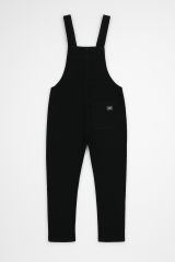 Peluş Ayıcık Detaylı Kız Çocuk Kot Salopet Tulum 3-10 Yaş Rahat Günlük Yazlık Denim Kıyafet SİYAH - 5-6 Yaş