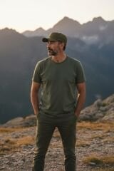 Erkek Castro Avcı Kep Şapka Modern Ayarlanabilir Kumaş Erkek Şapka HAKİ