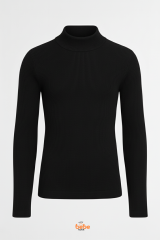 Erkek Çocuk Kaşkorse Fitilli Boğazlı Uzun Kollu Body Pamuklu Esnek İçlik & Günlük Basic Üst