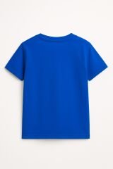 LABUBU Karakter Baskılı Çocuk Tişörtü Pamuklu, Renkli Seçenekli Erkek Yazlık Kısa Kollu T-Shirt MAVİ - 10-11 Yaş