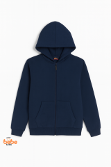 Kız Çocuk Kapüşonlu Fermuarlı Sweatshirt – İçi Şardonlu,Spor Hırka, Günlük ve Okul Kombinleri İçin 16 YAŞ