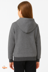 Kız Çocuk Kapüşonlu Fermuarlı Sweatshirt – İçi Şardonlu,Spor Hırka, Günlük ve Okul Kombinleri İçin