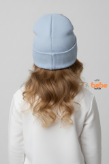 Peluş Ayıcık Detaylı Kız Çocuk Triko Bere – Yumuşak Triko Kışlık Şapka | Pamuklu Örgü Beanie Modeli