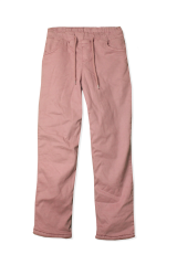 Kız Çocuk Düz Paça Cepli Rahat Kesim Pembe Pelüş Polar Pantolon 2-3 Yaş