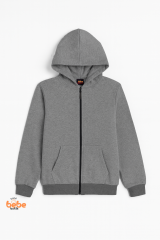 Erkek Çocuk Kapüşonlu Fermuarlı Sweatshirt – İçi Şardonlu,Spor Hırka, Günlük ve Okul Kombinleri İçin 16 YAŞ