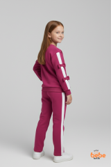 Kız Çocuk 2’li Fiyonklu Eşofman ve Pijama Takımı %100 Pamuklu Rahat Kumaş,Şık ,Günlük Eşofman Takımı