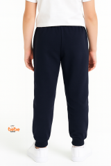 Erkek Çocuk Lacivert Fermuarlı Cepli Eşofman Altı – Jogger Model Okul ve Günlük Spor Pantolon 16 YAŞ