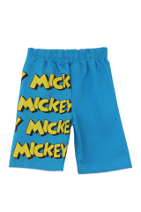 Mickey Mouse Erkek Çocuk Şortlu Takım Yazlık Pamuklu T-Shirt ve Şort 2'li Set Spor Günlük Ev Giyim MAVİ - 11-12 Yaş