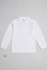Beyaz Uzun Kollu Polo Yaka Okul Tişörtü – Erkek Çocuk Polo Yaka Uzun Kollu Sweatshirt 17 Yaş