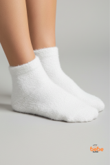 Kadın Yün Çorap Kışlık Kalın Sıcak Tutucu, Elit Yumuşak Dokulu, Ev ve Günlük Giyim Çorabı