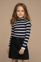 Kız Çocuk Kot Etek Şık ve Günlük Jean Mini Etek, Cepli, Kemerli, Yazlık, Kışlık, Okul, Parti SİYAH - 10 YAŞ