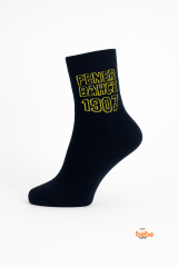 Fenerbahçe Lisanslı Yetişkin Lacivert Çorap 41-44 Numara | 1907 Desenli Taraftar Çorap | Trend Bebe Butik