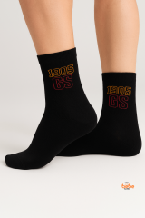 Galatasaray 1905 GS Siyah Kısa Yetişkin Çorap – Unisex Günlük & Spor Taraftar Çorabı – 41-44 Numara