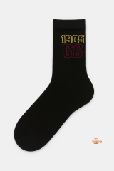 Galatasaray 1905 GS Siyah Kısa Yetişkin Çorap – Unisex Günlük & Spor Taraftar Çorabı – 41-44 Numara