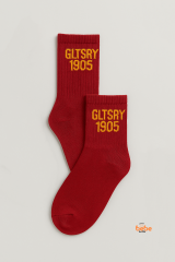 Galatasaray GLTSRY 1905 Kırmızı Kısa Yetişkin Çorap – Unisex Taraftar Günlük & Spor Çorap – 41-44 Numar