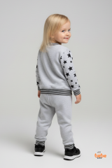 Kız Çocuk 2’li Eşofman Takımı Panda Desenli Rahat Günlük Giyim & Pijama Takımı %100 Pamuklu
