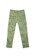 Erkek Çocuk Beli Lastikli Kargo Cepli Pelüş Polar Pantolon HAKİ - 10-11 Yaş